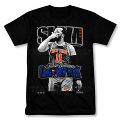 Slam Style Jalen Brunson Vintage Basketball Graphic Tee