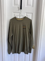 Howler Brothers Long Sleeve Shirt Olive Green Men’s Size M