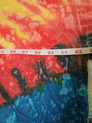 VTG San Francisco T-Shirt Tie Dye Mens 2XL Single Stitch Peace Sign Heavy Weight