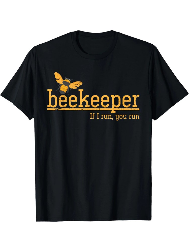 Funny Bee Lover Gift: Bee Hive Honey T-Shirt for Beekeeper