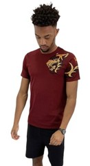 Mens Tiger t shirt, slim fit urban retro teeshirts, tribal designer