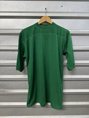 Vintage Sport-T By Stedman Shirt Mens Large Green Contrast Stitch Made USA 50/50