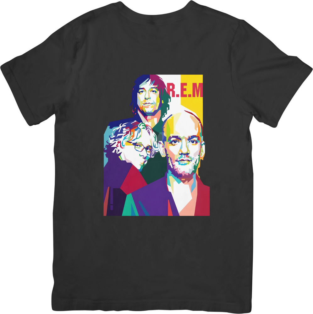 R.E.M Collection Vintage Retro Fit for Men & Women Quality Cotton T-Shirts