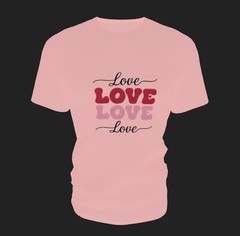 Love Unisex T-shirt,Gift & Valentine’s Day Gift, Summer T-shirt, Everyday Wear
