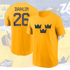 NEW SALE – Gold’s Team Sweden Hockey Hockey 2026 Name & Number For Fans