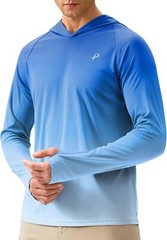 Men’s UPF 50+ Sun Protection Hoodie – Long Sleeve Fishing & Hiking Shirt