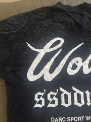 Darc Sport Men’s S Black Wolves Graphic Crew Neck Short Sleeve T-Shirt 891/1000