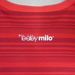 Baby Milo A Bathing Ape Shirt Mens Large Red Stripe holo Graphic Made In Japan