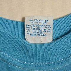Vintage Cal Cru Columbia Blue Football T-Shirt Size L – 4330