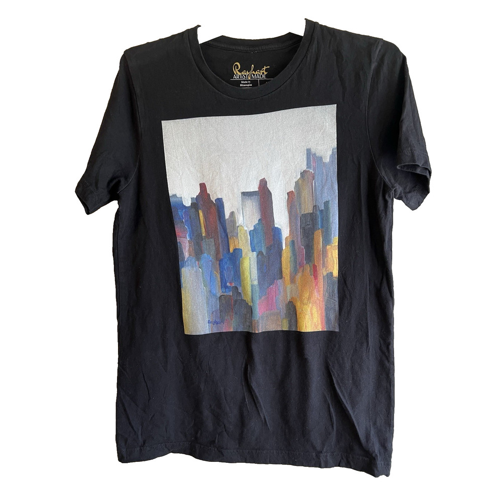 Rayhart Manhattan”Artist made Unisex Tee 100% combed ring spun cotton Sz-M