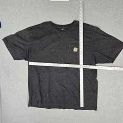 Carhartt Men Shirt XL Dark Gray K87 Original Fit Pocket T-Shirt Logo
