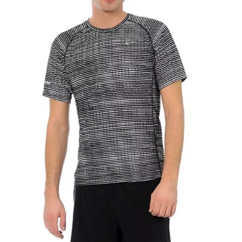 Nike Miler Printed Short-Sleeve Running Shirt Men’s Large