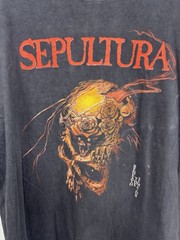 Vintage Sepultura Shirt Large Beneath The Remains 90s Death Metal