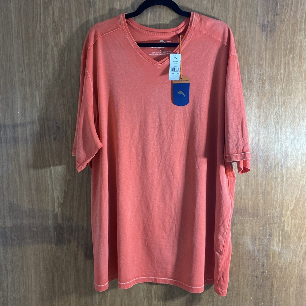 Tommy Bahama Fusion T Shirt Men’s XLT Short Sleeve 100% Cotton