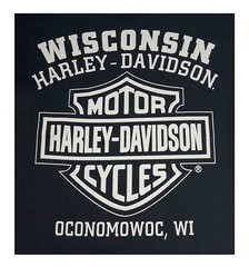 Harley-Davidson Men’s Corrosion Skull Short Sleeve Crew-Neck T-Shirt – Black
