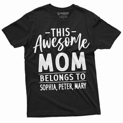 Personalized Mom Shirt Mother’s Day Shirt For Mom Customizable Mom T-Shirt