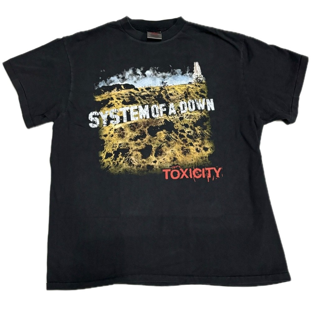 System Of A Down Toxicity 1994 Band Vintage Tour XL Single Stitch Shirt REPRINT