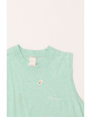CHAMPION Mens Vest Top Medium Green Flecked CC24