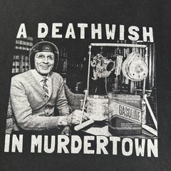 Vintage Deathwish In Murdertown Mister Roger’s Parody T-Shirt Size 3XL Black Y2K