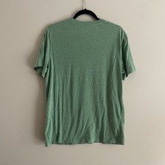 Brasil Adult SZ L Slim Fit Green Short Sleeve Graphic Pullover T-Shirt