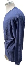 Jerzees Navy Blue Long Sleeve Crew Neck Walmart Christmas Tree Tee T Shirt XL