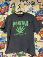 VTG Panteraaa Shirt Mens Black Weed Flyn Across America Tour 90s USA Rare