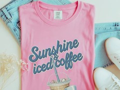 Comfort Tee Iced Coffee Sunshine