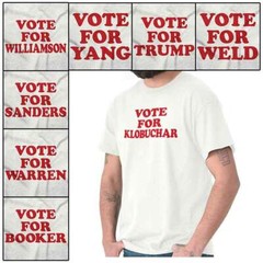 Vote For Doug Burgum Funny Classic Movie US Womens or Mens Crewneck T Shirt Tee