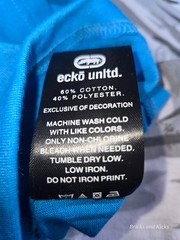 Ecko Unltd V-Neck Blue Atomic With Camo Men’s T-Shirt Sizes S, M, L, XL NWT