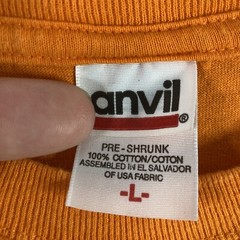 2008 Tennessee Volunteers Shirt Adult Large Orange Lady Vols National Champions