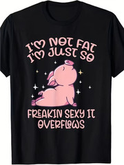 Plus-Size, Chronic Pain Awareness T-Shirt, Featuring a Smiling “Ow” Character An