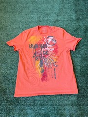 Y2K 2000s Calvin Klein Graphic T Shirt Size L Grunge Skater Emo Cyber Tee