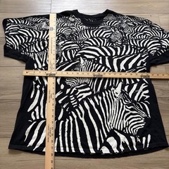 VINTAGE LIQUID BLUE ZEBRA TEE