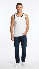 GreenWithYellow, GreenWithWhite, RedWithYellow, White W/BlackTank top- 3 for $20