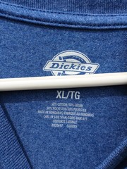 Dickies Men’s Navy Blue Pocket Logo Short Sleeve Crew Neck T-Shirt Size XL