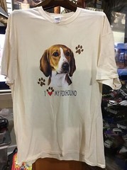 I LOVE MY FOXHOUND DOG T-SHIRT. XL Cotton T-Shirt. B147