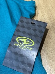 (Lot 6x) ATHLETIC WORKS DRIWORKS COOL TURQUOISE TRI BLEND MUSCLE Tank Sz M Tee