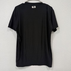 Athletic Works Mens XXL Black Short Sleeve Performance T-Shirt Stretch Gym Top