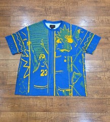 MICHAEL JORDAN Air Jumpman mens XXL All Over Print shirt basketball hip hop