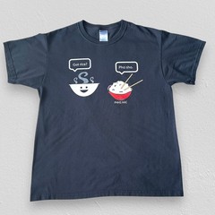 Funny Jerzees Heavyweight Blend Vintage “Got Rice? Pho Sho” Navy Graphic Tee