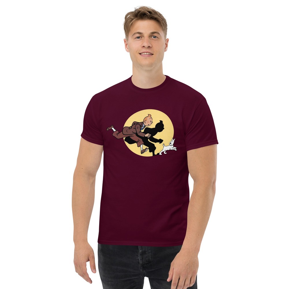 Tintin on the run Unisex classic tee