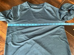 Quince Performance Long Sleeve Tee Shirt Men’s Sz S Green Recycled Poly Athletic