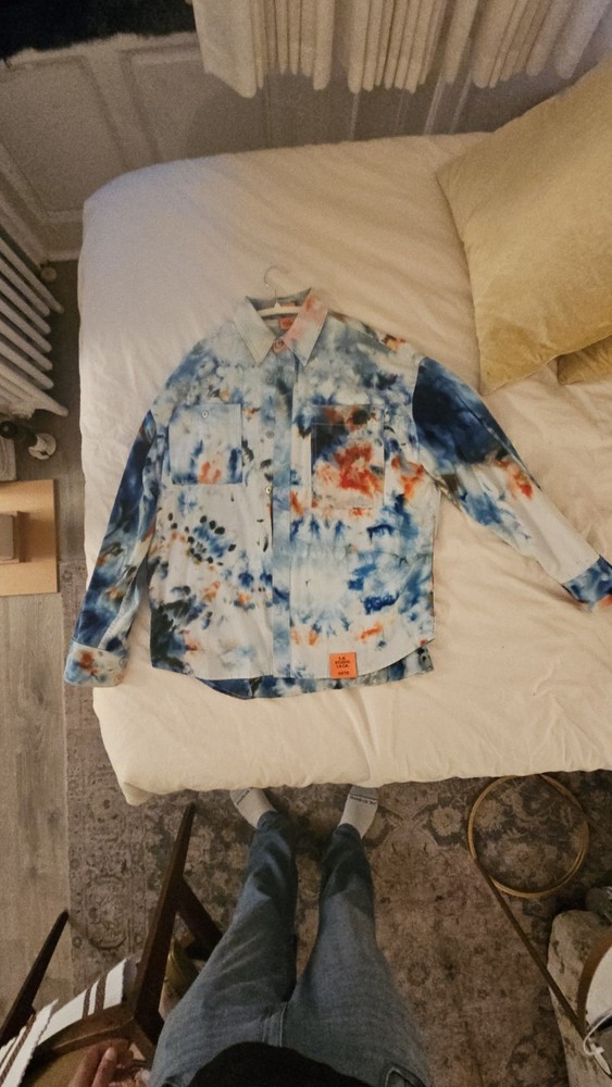 S.R. Studio LA CA size Small MEN’S HAND-DYED T.R.B. SOTO OVERSIZED SHIRT