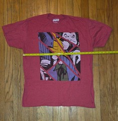 Joker In Pieces Men’s T-Shirt LARGE / L [Batman 100% cotton great USED]