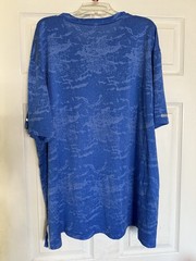 BCG T-Shirt Men 2XL Blue Short Sleeve Crew Neck Running Pullover Shirt