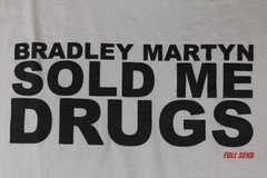 Full Send Nelk Boys – Bradley Martyn Sold Me Drugs – Men’s T-Shirt White Size L