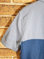 New with tag! Tri tone color Small Nike Polo shirt Blues And Red.