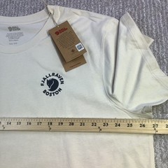 Fjallraven Kanken T-Shirt Boston Chalk White Organic Cotton Unisex XXL NWT