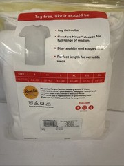 Fruit of the Loom Tag-Free Crew Neck Cotton T-Shirt Pack of 10 Size Small 34/36