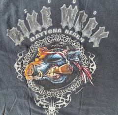 Vintage 2005 Daytona Beach Bike Week Wild Boar Hog T Shirt